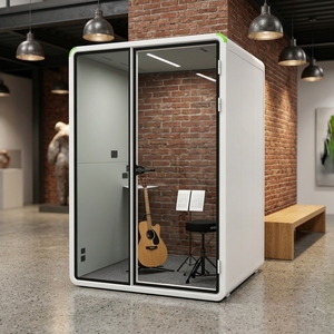 Cabina de Grabación Insonorizada Portátil para Práctica de Instrumentos, Cabina Acústica para Voz, Guitarra y Canto - Product Image 1