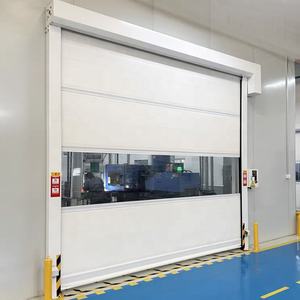 <span class=keywords><strong>Porte</strong></span> de volet roulant à grande vitesse extérieure automatique de protection de sécurité de tissu de <span class=keywords><strong>PVC</strong></span> <span class=keywords><strong>d</strong></span>'<span class=keywords><strong>entrée</strong></span> Offre Spéciale - Product Image 2