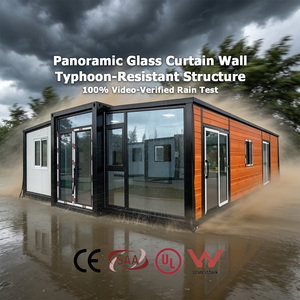 Maison conteneur modulaire extensible préfabriquée, maison portable 20ft 40ft, bureau <span class=keywords><strong>mobile</strong></span> pliable, studio de jardin, villa de vacances, prêt à l'emploi - Product Image 4