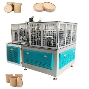 Automatic High Speed Paper Cup Maker Machine Biodegradable Ice