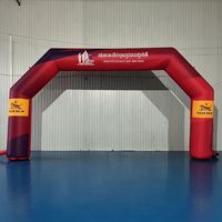 Arco Inflable Personalizado Resistente al Agua, Fácil de Instalar, para Caminatas Benéficas, de 4m-12m, de Tela Oxford, Punto de Salida para Eventos de Bienestar Público