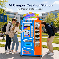 Distributeur automatique de pièces commémoratives à impression UV IA, sans personnel, en libre-service, OEM pour attractions touristiques