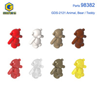 Gobricks GDS-2121 Pièces de blocs de construction en gros, Bras d'ours en peluche 98382, Pièces de rechange MOC pour blocs de construction de figurines et animaux de compagnie City