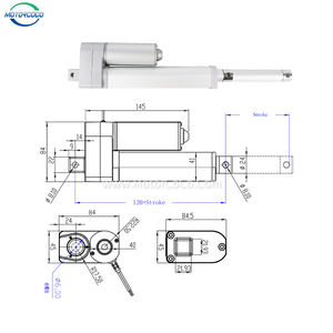 มอเตอร์ไฟฟ้ากระแสตรงแบบขัด<span class=keywords><strong>4000N</strong></span> 400กก. เงียบทรงพลัง & 48DB เรียบมอเตอร์ไฟฟ้ากระแสตรงมีแปรงถ่านสำหรับงานหนัก12V 24V ตัวเลือกเซนเซอร์ฮอลล์ - Product Image 6