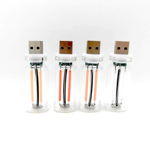 Luz Ambiental, Bombilla Edison, Lámpara Incandescente, Bombilla LED de Filamento, Decoración de Dormitorio, Control Táctil USB, Luz Nocturna LED para Coche - Product Image 3