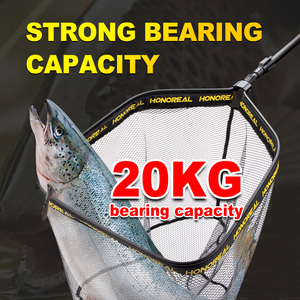 Filet de pêche pour <span class=keywords><strong>kayak</strong></span> avec poignée en aluminium Filet de pêche avec revêtement en caoutchouc - Product Image 6