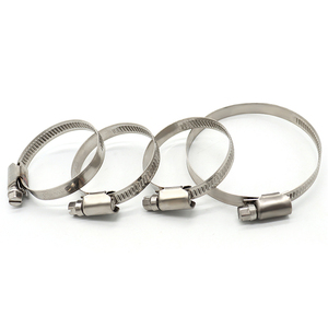 In Stock 10Pcs Metal 304 Steel Zinc Color Plated Single Ear <b>Hose</b> <b>Clamps</b> Kit 8-12Mm Sitai Brand Fasteners - Product Image 3
