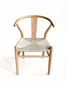 เก้าอี้ไม้ทรง Y พร้อมที่นั่งหวายสาน – เก้าอี้รับประทานอาหารสไตล์โมเดิร์นกลางศตวรรษ ดีไซน์ธรรมชาติ สำหรับโรงแรมและร้านอาหาร - Product Image 2