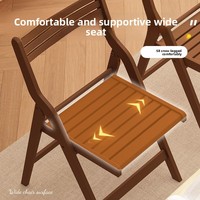 Chaise de salle à manger pliable en plastique moderne, durable, légère et confortable pour la maison, le camping en plein air, le parc et la cour
