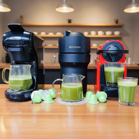Kapsul Teh Matcha 100% Teh Hijau Kelas Seremonial Kompatibel dengan Mesin Sajian Tunggal untuk Rumah Kantor Kafe