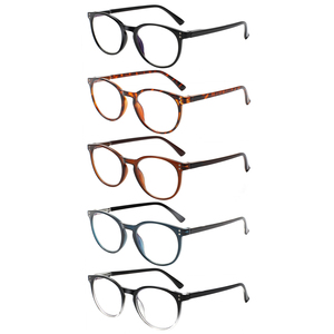 <span class=keywords><strong>Gafas</strong></span> de Lectura Redondas con Protección Anti Luz Azul, Diseño Retro Degradado Tortoise, Unisex, para Computadora, para Hombre y Mujer, Venta al Por Mayor Personalizadas - Product Image 1