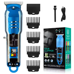 Recortadora de Barba Transparente para Hombre, Inalámbrica, con Peine Limitador Ajustable, Kit Doméstico Lfq002 Vintage T9 - Product Image 6