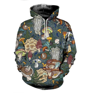 Nouvelles plantes champignon champignon camouflage drôle mode survêtement pull personnalisé impression 3D hommes sweats à capuche - Product Image 1