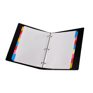 Divisori per Raccoglitori a 3 Anelli in 8 Colori, Formato A4, Separatori con Indice Bianchi, Protezioni per Fogli in Plastica per Ufficio, Scuola e Quaderni - Product Image 5