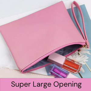 Trousse de maquillage beauté en cuir PU pour femmes pochette de marque privée de voyage portable sac cosmétique - Product Image 6