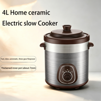 Mijoteuse électrique en céramique pour soupes et congee, usage domestique, vente directe usine