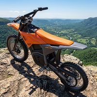 Motocicleta Eléctrica Todoterreno de Alta Velocidad y Largo Alcance, 2500W 48V20.8Ah 55km/h, Estilo Stark Varg Yozma In10, Motocicleta de Carreras para Adultos