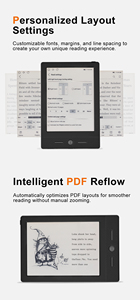 Lector de Libros Electrónicos con Pantalla Táctil Grande de 6 Pulgadas, Alta Resolución, Lectura de Libros Electrónicos Gratuitos, Logotipo Personalizado, Tinta Electrónica, Android, 32 GB, 64 GB - Product Image 3