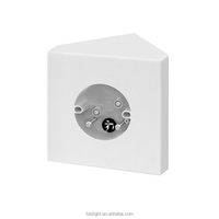 Kit de montage et support pour ventilateur de plafond en plastique avec boîte pour plafonds cathédrale, angles 80, installation facile, garantie 1 an - 1 paquet