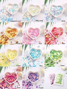 Wholesale Single Hole Handmade Package of Mix Shape Sewing <strong>Sequins</strong> PVC <strong>Material</strong> for DIY Projects - Product Image 6