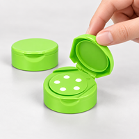 Bouchons à vis en plastique de qualité alimentaire pour pots à épices, couvercles papillon simples pour bouteilles d'épices, fermeture pratique