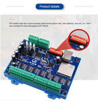 Huaqingjun Módulo de adquisición de temperatura PT1000 de 8 canales RS485 LAN MODBUS RTU/TCP Resistencia térmica para sondas PT1000