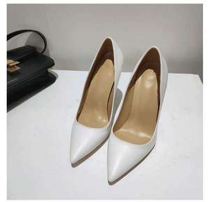 Elegantes Zapatos de Tacón de Aguja con Punta Fina y Boca Baja, Tallas Grandes, Color Albaricoque, Zapatos de Tacón de 8cm y 10cm, Sandalias de Tacón - Product Image 6