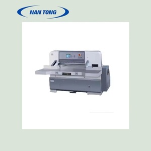 เครื่องตัดกระดาษอัตโนมัติ รุ่นหนานทง 920 แบบไฮดรอลิก ตัดขอบได้ 100 ซม. ความกว้าง 92 ซม. เครื่องจักรสำหรับแปรรูปกระดาษ - Product Image 1