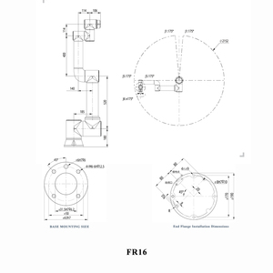Robot Colaborativo de 6 Ejes Fr10, Alto Rendimiento, Alta Precisión, Carga Útil de 10 kg, Soldadura Rápida, Clasificación, Construcción, Motor, PLC - Product Image 2