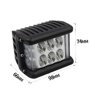 Tirador lateral de 4 '36W, cubos LED todoterreno, vainas de luz de trabajo, azul, rojo, ámbar, doble Sider, intermitente estroboscópico, lámpara antiniebla de conducción para UTV RZR - Product Image 2