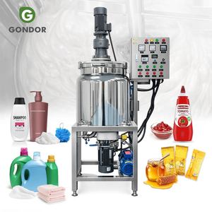 Máquina Mezcladora Comercial de 200L para Mayonesa, Kétchup, Jarabe y Miel Caliente con Sistema de Enfriamiento para Gel - Product Image 1