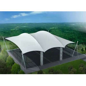 Pádel, Tenis, Fútbol, Techo de Estructura Tensada, Cubierta para Cancha de Baloncesto, Carpa Extensible para Estadios - Product Image 4