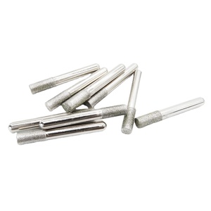 Ensemble professionnel de têtes de meulage de diamant électrolytique en céramique de 3MM pour le meulage de fraises en métal et en pierre - Product Image 5