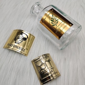 Etiqueta de Metal de Perfume personalizada, botella de aceite de Perfume de lujo, etiqueta de embalaje de botella de vela Mabangong - Product Image 4