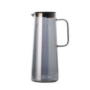 Carafe en verre borosilicate de qualité supérieure, transparente, grande capacité, avec poignée carrée, pour la maison, le bureau, les jus, l'eau froide - Product Image 6