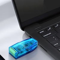 Convertidor Serial USB a TTL Industrial con Indicador LED para PLC y Control de Adquisición de Datos