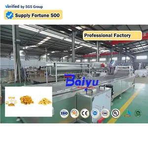 Baiyu Automatic Steam Fresh Chili Banana Chips Papaya Fruit Washing and Blanching Cooling Machine