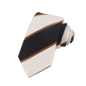 <span class=keywords><strong>Cravate</strong></span> en soie 100% pour <span class=keywords><strong>homme</strong></span>, fabriquée à la main, motif rayé jacquard, logo personnalisé, par un fabricant chinois de cravates. - Product Image 5