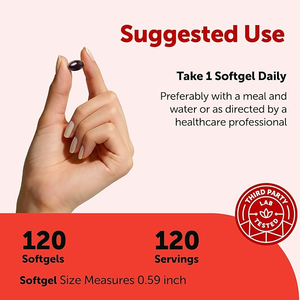 Astaxantina Naturale 6mg in Capsule Morbide, 60 Pezzi, Integratore Antiossidante per la Salute della Pelle, Supporto Immunitario, Sollievo dalla Fatica Oculare - OEM per Adulti - Product Image 5