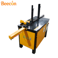 Automatische 1,1-kW-Motor-Bienenstockrahmen-Nutfräsmaschine mit Ober- und Unterkantenschneider, 600 Stk./Std. Produktion, Holzsägemaschine