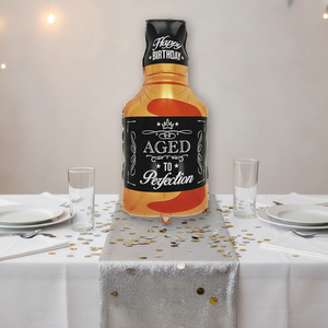 Foil Bottle Balloon Whiskey Happy Birthday 87Cm Party Decoration 12 pcs Bag premium party decoration - Product Image 6