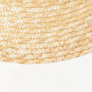 Chapeau de soleil à large bord rayé style été 2018 pour femme, en paille de blé, idéal pour le quotidien, les fêtes, la pêche, les loisirs en extérieur et les voyages - Product Image 5