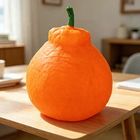 Jouets Squishy Tendance 2026 : Jouet Squishy Géant, Squish Orange Jumbo, Jouets Sensoriels Souples Anti-Stress, Jouet à Presser