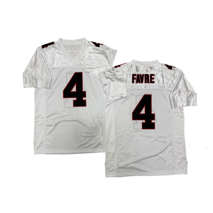 Maillot de rugby vintage pour homme, style cousu, 4 <span class=keywords><strong>Brett</strong></span> Favre, 7 <span class=keywords><strong>Michael</strong></span> Vick, 10 Steve Bartkowski, 21 Deion Sanders, tailles S à 3XL - Product Image 3