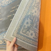 Tapis de prière confortable et antidérapant Wilton, facile à nettoyer, tapis de mosquée fabriqué à la machine pour un usage domestique