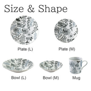 Japanese Modern <b>Flower</b> Patterns Ceramic Plate Bowl <b>Mug</b> Dinnerware Sets Luxury Porcelain - Product Image 5