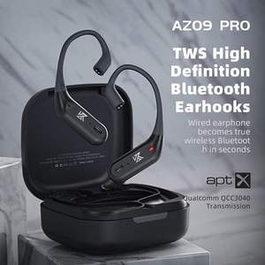 Módulo de Auriculares Inalámbricos KZ-<span class=keywords><strong>AZ09</strong></span> <span class=keywords><strong>PRO</strong></span> HD sin Pérdidas BT5.2, Auriculares con Gancho para la Oreja, Baja Latencia para Deportes Electrónicos, Interfaz 0.78/0.75 Aplicable - Product Image 3