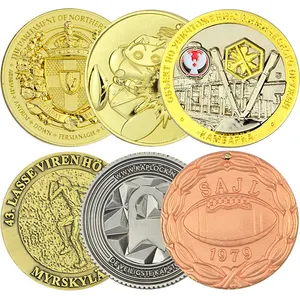 Оптовая продажа от производителя дизайн 2D 3D логотип сделанный на заказ монеты сублимационная монета 925 Серебряная монета