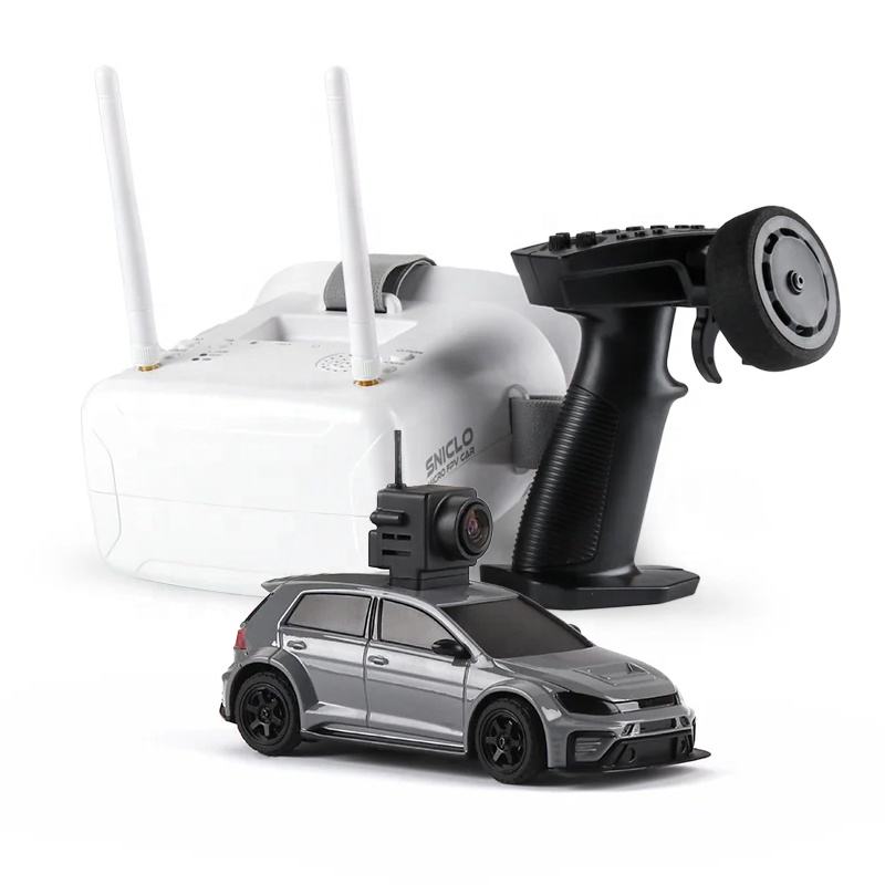 Micro Rc Car With Camera FMS 1/64 ALU35 RTR Micro FPV Car W/Goggle