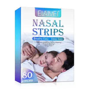 ELAIMEI Hot Sale Wholesale Sleep Nose Breathing Strips Waterproof Better Breath Clear Anti Snoring Nasal Strips